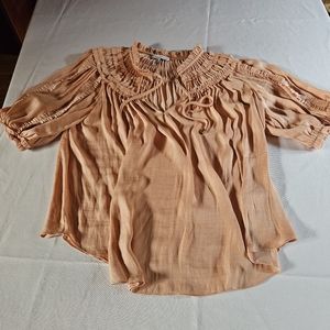 Maisonette d'Amelie blouse Blush sz S/P NWOT